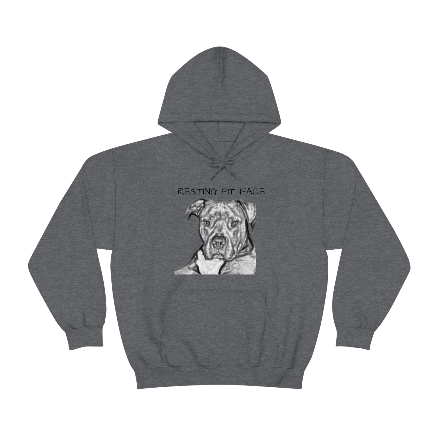 "Resting Pit Face" Hooded Sweatshirt