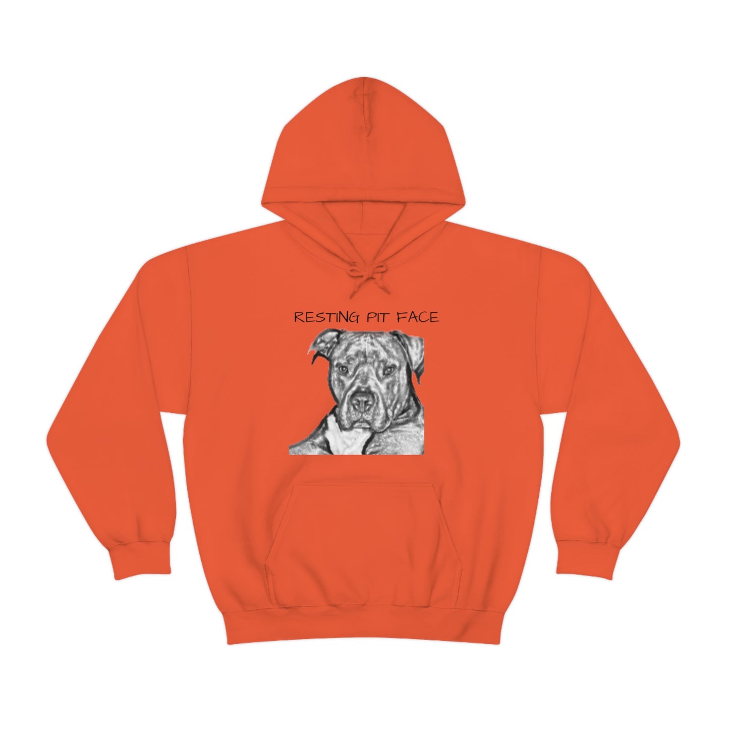 "Resting Pit Face" Hooded Sweatshirt