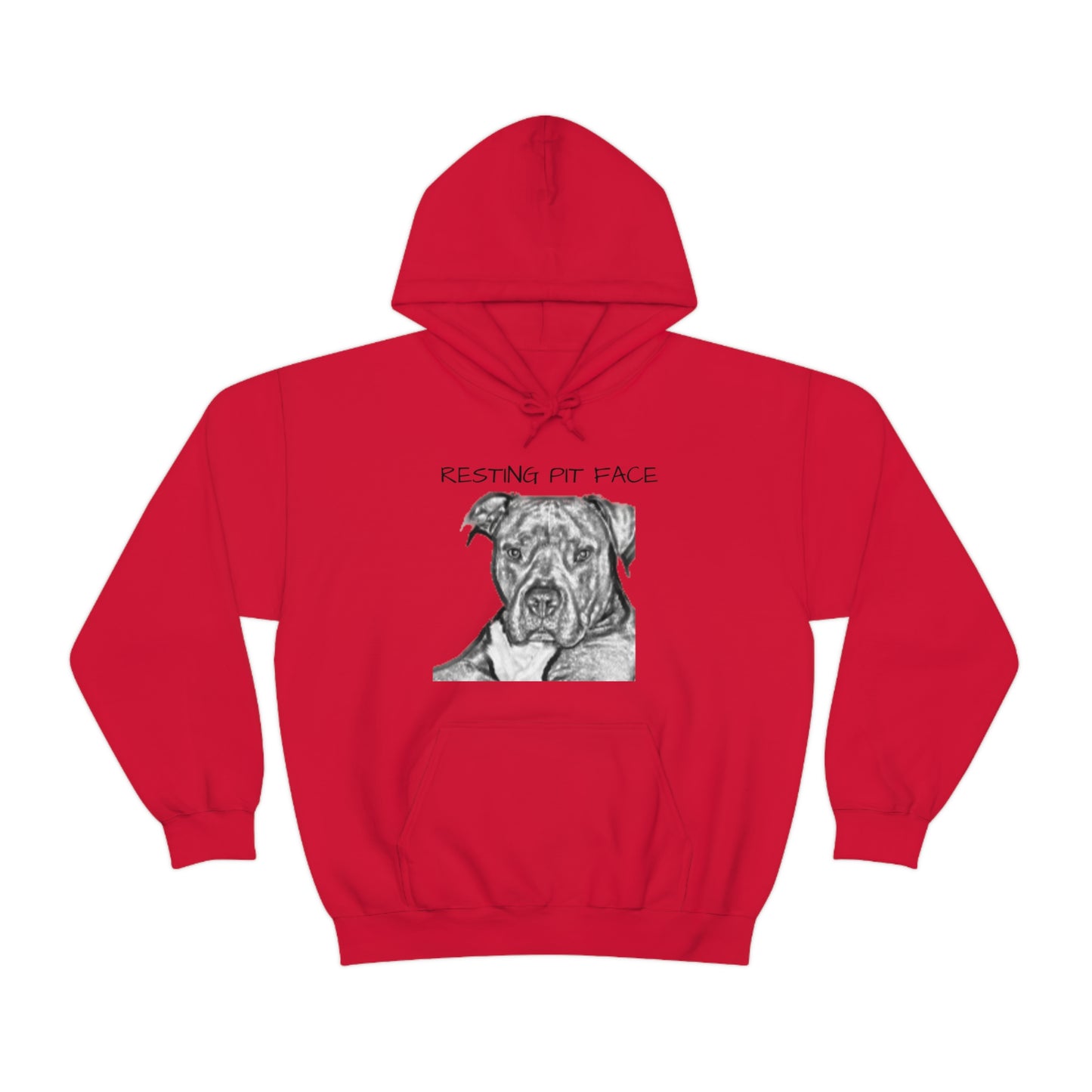"Resting Pit Face" Hooded Sweatshirt