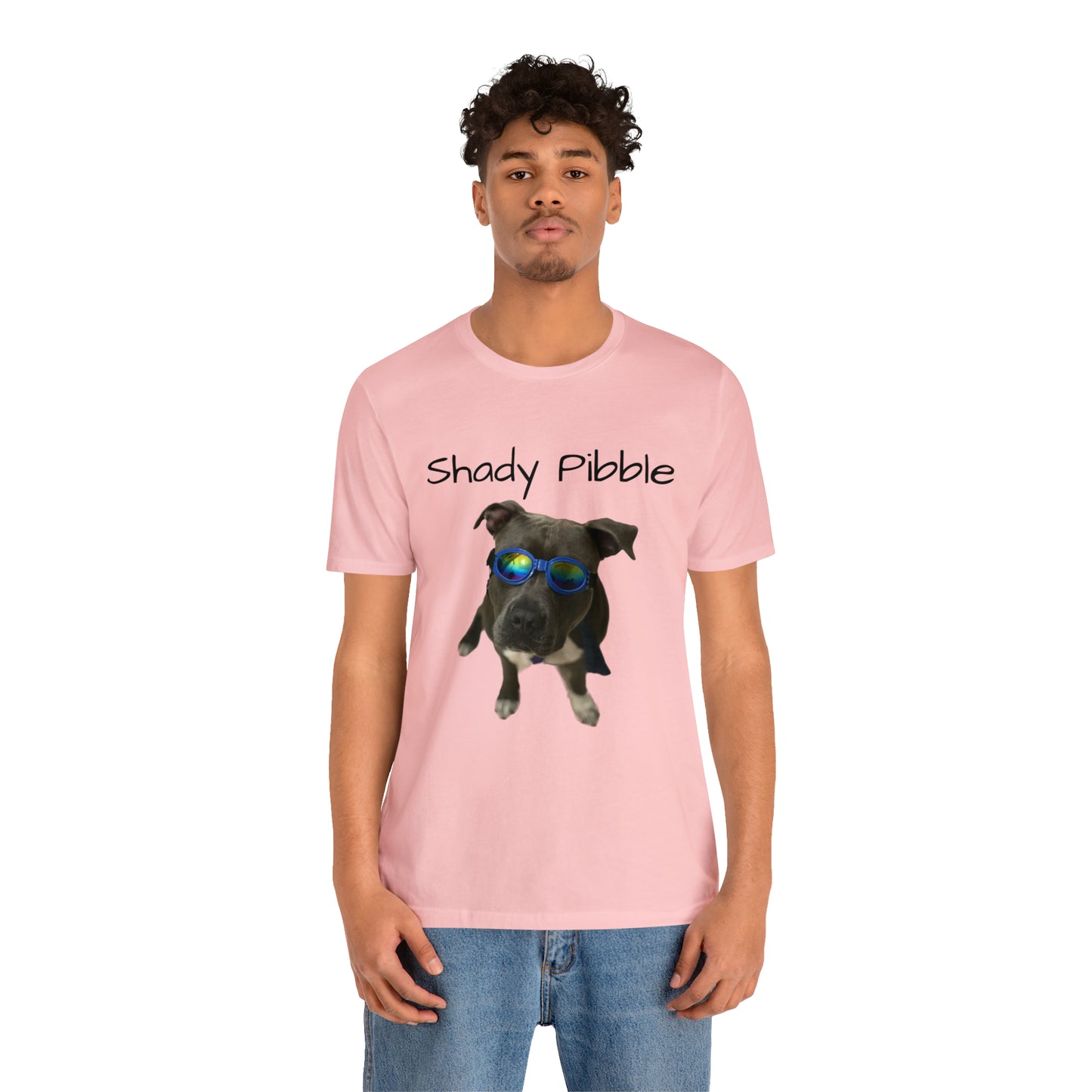 Women's Pitbull Shirt: Shady Pibble with Sunglasses